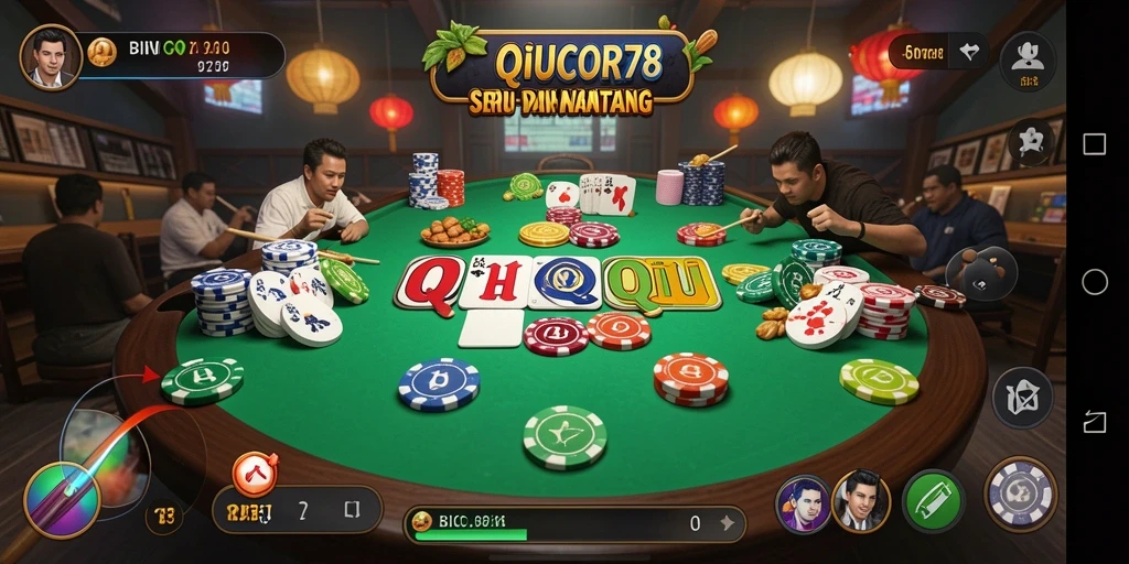 Gameplay seru QiuQiu di BIGCOR78 dengan grafis menarik.