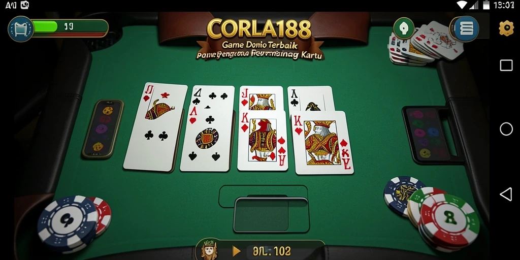 Tangkapan layar CORLA188 menampilkan aksi seru permainan Domino.