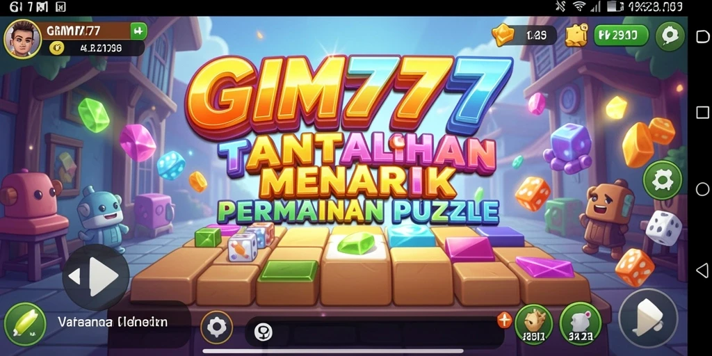 Screenshot GIM777 menampilkan gameplay Puzzle yang menarik.