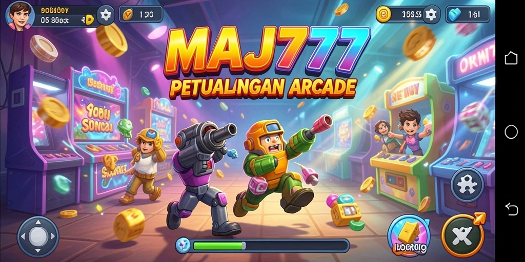 Screenshot gameplay MAJ777, menunjukkan aksi seru dan grafis menarik.